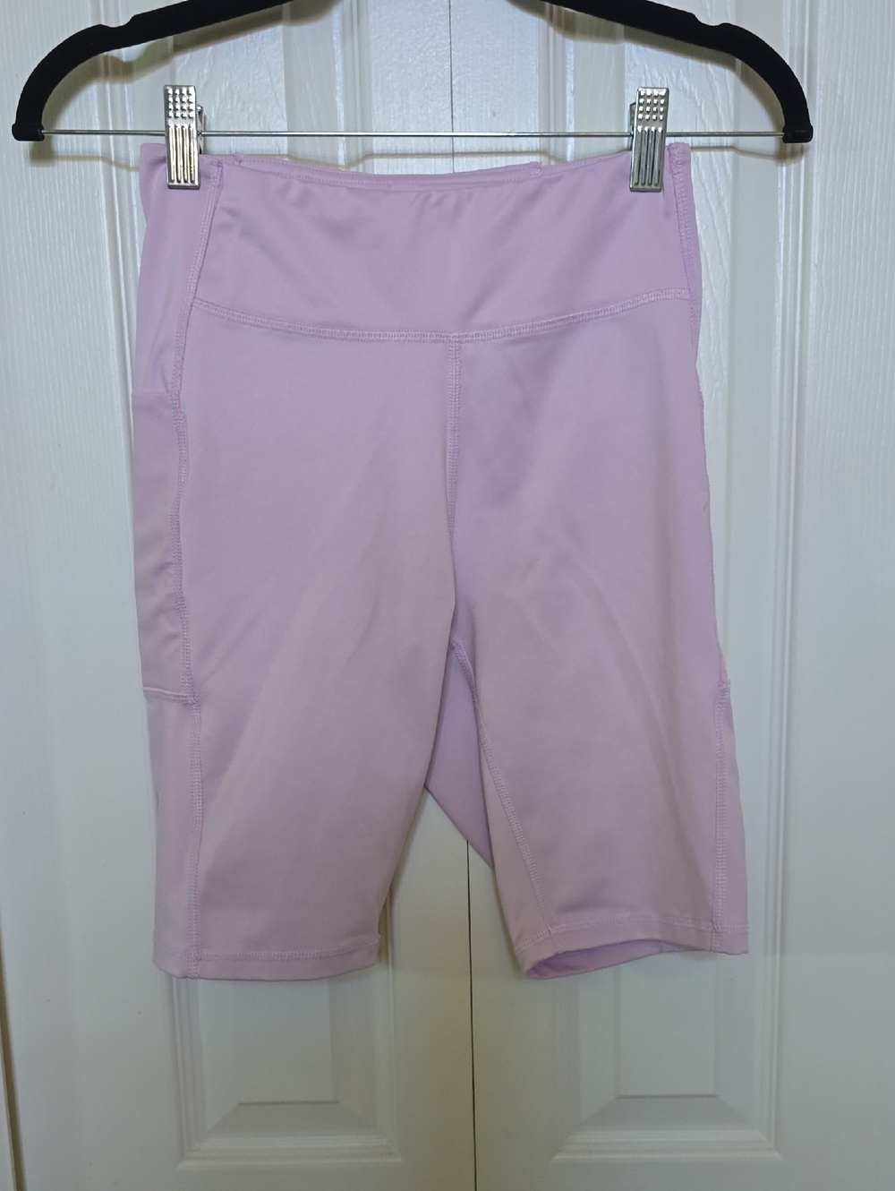 tek gear Light Lavender High-Rise Bike Shorts